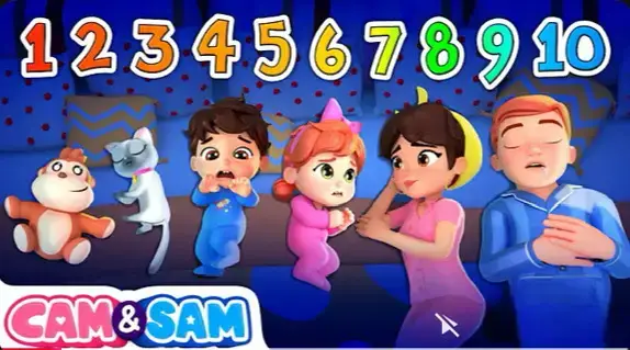 'Video thumbnail for Cam And Sam - Ten In The Bed (Episode 37)'