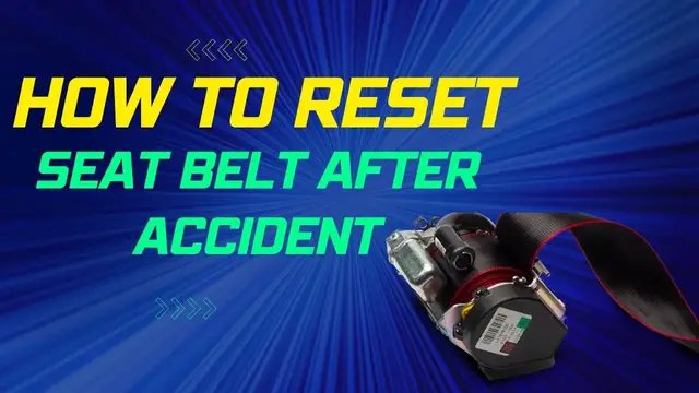 Video thumbnail for How to Reset Your Seat Belt After a Crash - Don't Ignore This!