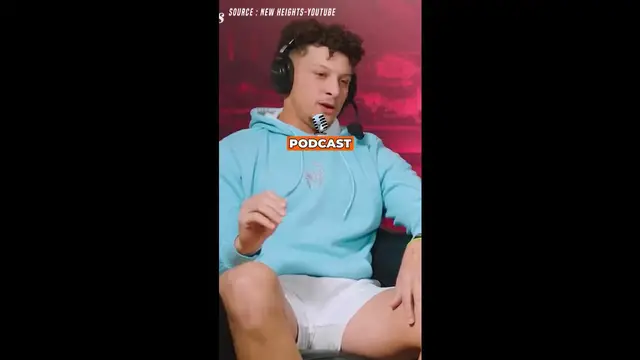 Video thumbnail for Patrick Mahomes admits to secretly helping the Chiefs draft him!