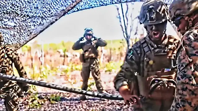 'Video thumbnail for USMC M-777 Howitzer Fire-Mission • Exercise Koolendong 2019'