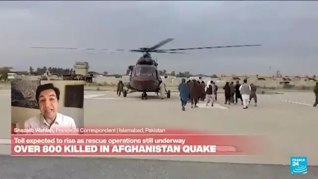 'Video thumbnail for Over 800 killed, 2,500 injured in Afghanistan quake'