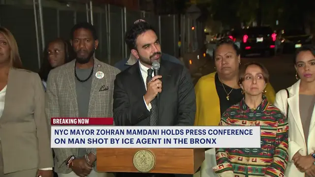 Video thumbnail for ‘Rotten to its core.’ Mayor Mamdani slams ICE after shooting in the Bronx