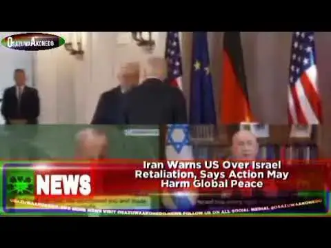 Video thumbnail for Iran Warns US Over Israel Retaliation, Says Action May Harm Global Peace