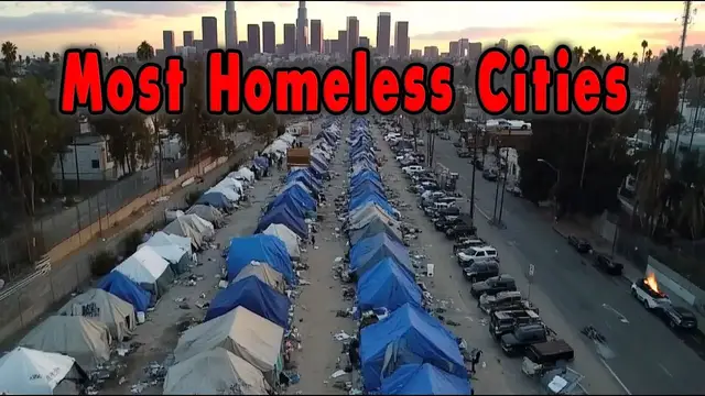 Video thumbnail for HOMELESSNESS CRISIS Hits America's 10 WORST Cities!