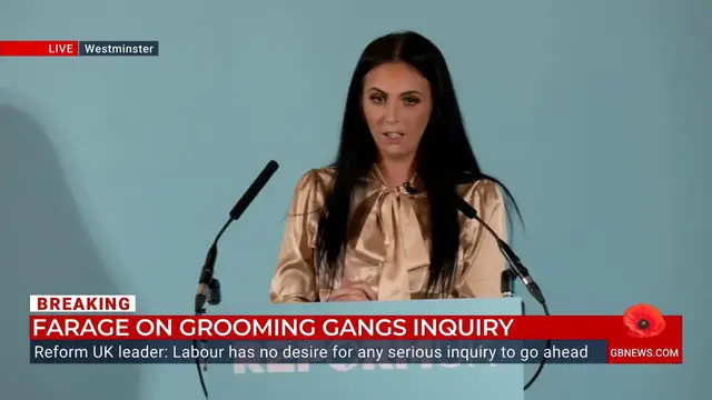 'Video thumbnail for WATCH: Grooming gangs survivor Ellie-Ann Reynolds hits out at 'rigged' inquiry'