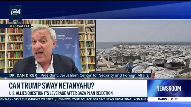 Video thumbnail for Can Trump sway Netanyahu? - U.S. allies question its leverage after Gaza plan rejection