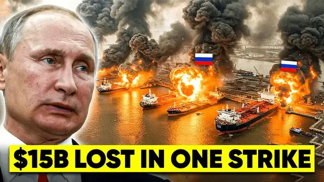 Video thumbnail for Business Basics: ukraine blows up russia's oil lifeline: shadow fleet in flames?