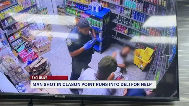 Video thumbnail for Exclusive: 50-year-old man pleads for help after being shot in Clason Point