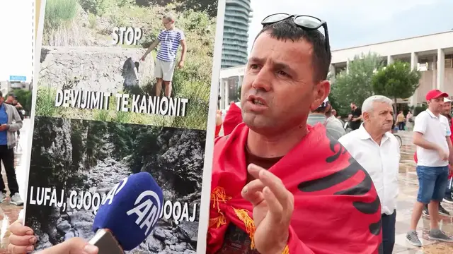 Video thumbnail for Albania: Albania sees 24th day of protests over tourism project.