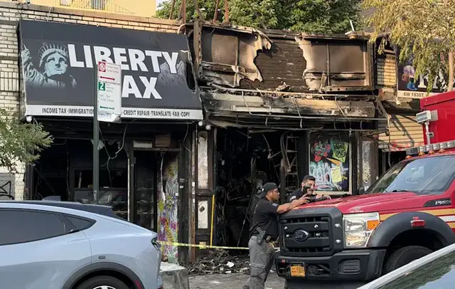Video thumbnail for 1 person hurt after two-alarm fire tears through Bronx businesses