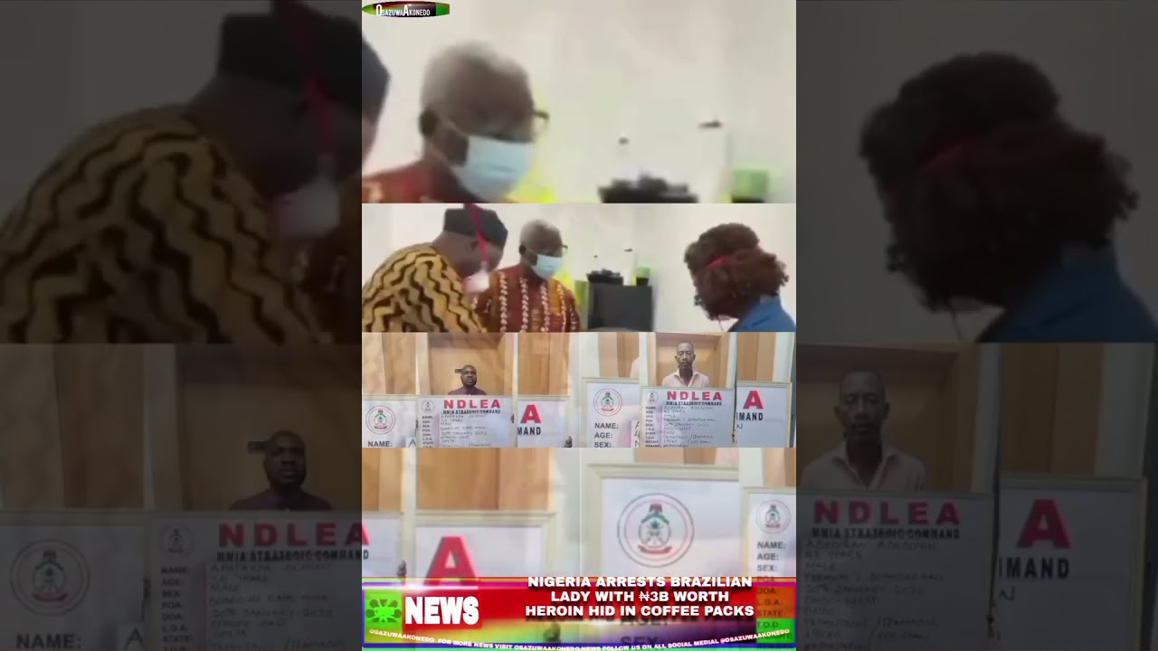 Video thumbnail for Nigeria Arrests Brazilian Lady With ₦3b Worth Heroin Hid In Coffee Packs