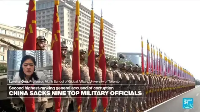 'Video thumbnail for Since 2013, Xi has purged high-level civilian and military officials 'who are not in his faction''