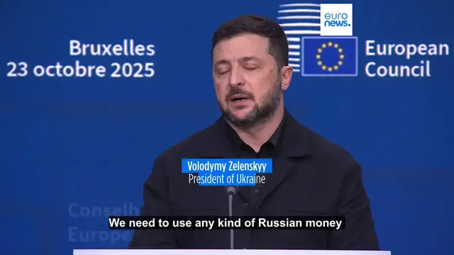 'Video thumbnail for Belgian resistance holds up €140 billion loan for Ukraine at EU summit'