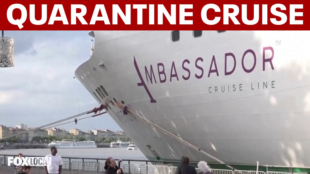 Video thumbnail for Americans remain in quarantine after hantavirus outbreak on cruise ship