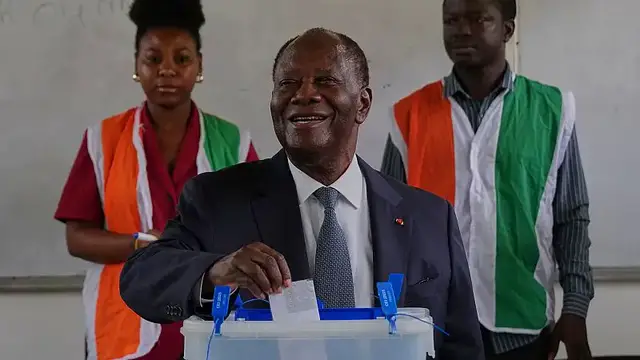 'Video thumbnail for Ivory Coast's Alassane Ouattara wins reelection with 89.77% votes'