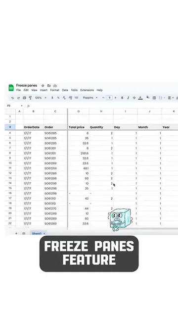 'Video thumbnail for How to Freeze panes in #googlesheets '