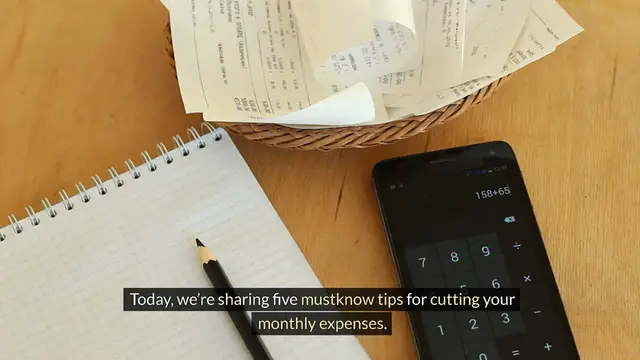 Video thumbnail for 5 Must-Know Tips for Cutting Monthly Expenses