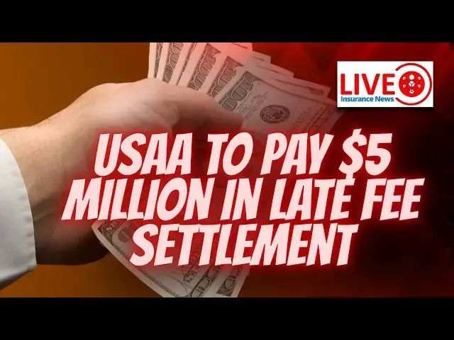 'Video thumbnail for USAA to Pay $5 Million in Late Fee Settlement'