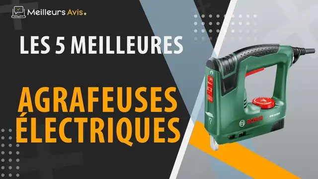 Video thumbnail for ⭐️ MEILLEUR AGRAFEUSE ELECTRIQUE - Comparatif 2023