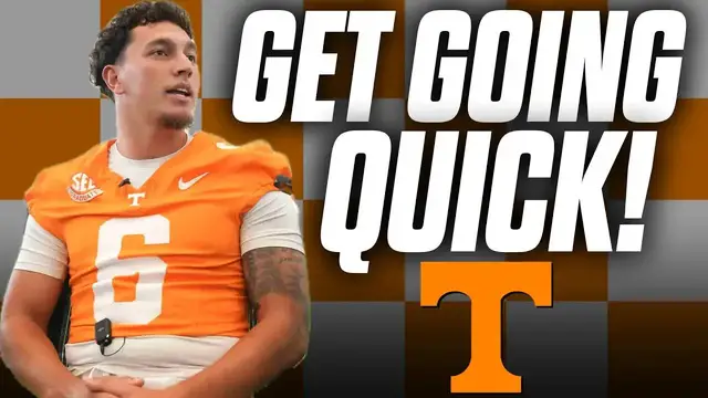 'Video thumbnail for a to z sports - tennessee volunteers: the vols must improve first quarter scoring in 2025'