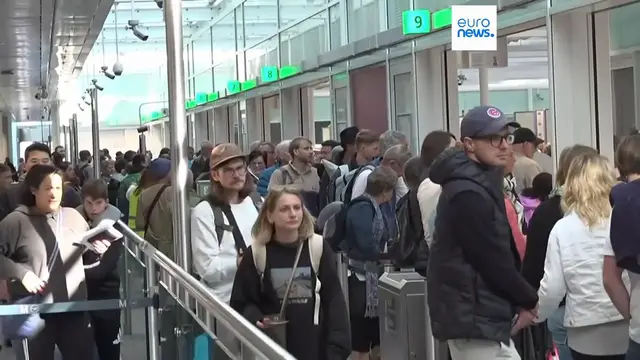 'Video thumbnail for Munich Airport reopens after second closure in 24 hours due to suspected drones'