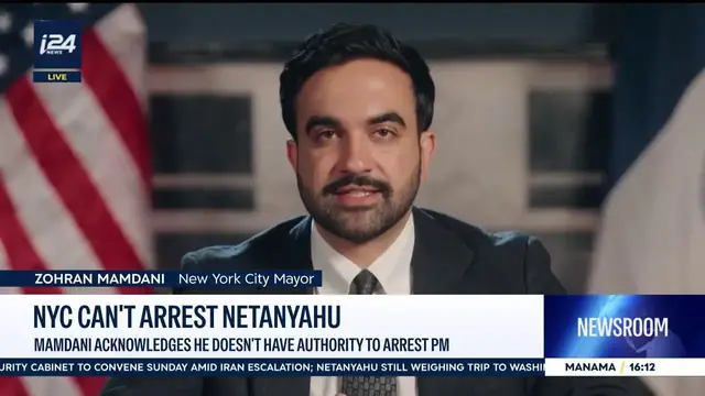 Video thumbnail for NYC can't arrest Netanyahu: Mamdani acknowledges he doesn't have authority to arrest PM