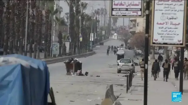 Video thumbnail for Syria's Kurdish fighters to leave Aleppo after deadly clashes