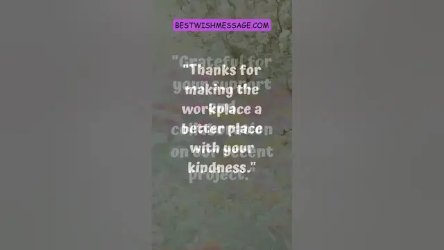 'Video thumbnail for Thank You Messages for Coworkers #thankyou #colleagues'