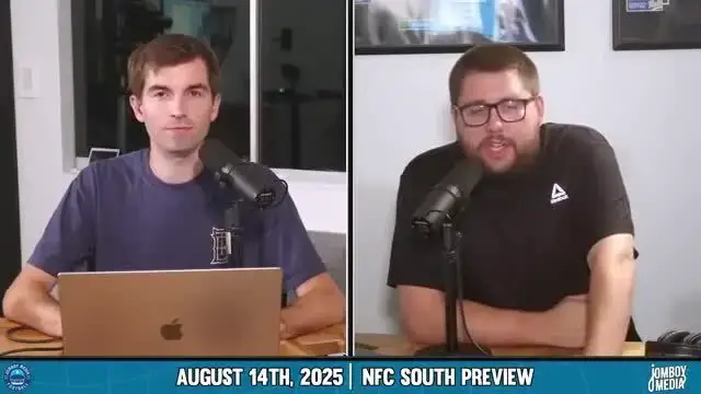 'Video thumbnail for Can Bryce Young and the Panthers steal the NFC South? (NFC South Preview + Rankings)'