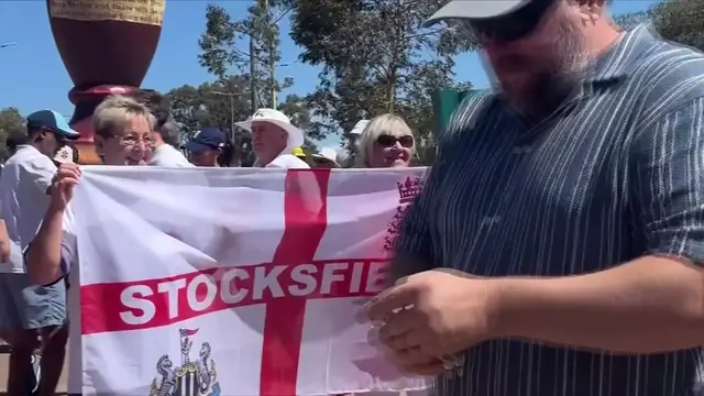 Video thumbnail for Peak excitement in Perth as Ashes gets underway