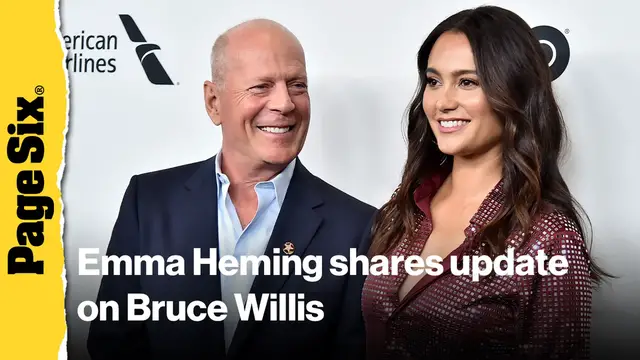 'Video thumbnail for Emma Heming shares update on Bruce Willis'