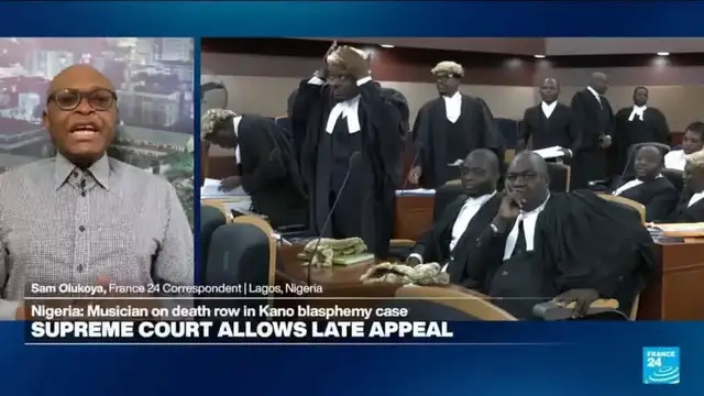 'Video thumbnail for Nigeria: Supreme Court allows late appeal in Kano blasphemy case'