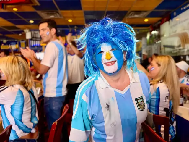 Video thumbnail for Fans light up NYC’s Little Argentina ahead of Spain World Cup final clash