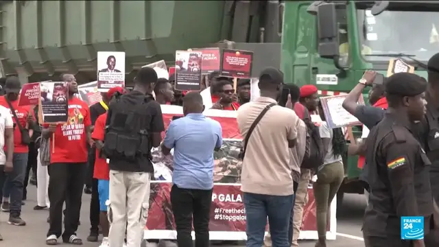'Video thumbnail for Ghana's rivers and soil poisoned by gold mining: Communities demand action'
