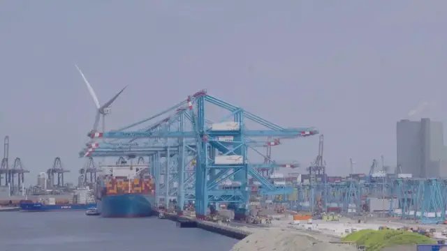 Video thumbnail for Netherlands: Europe's largest port sees surge in Chinese shipments.