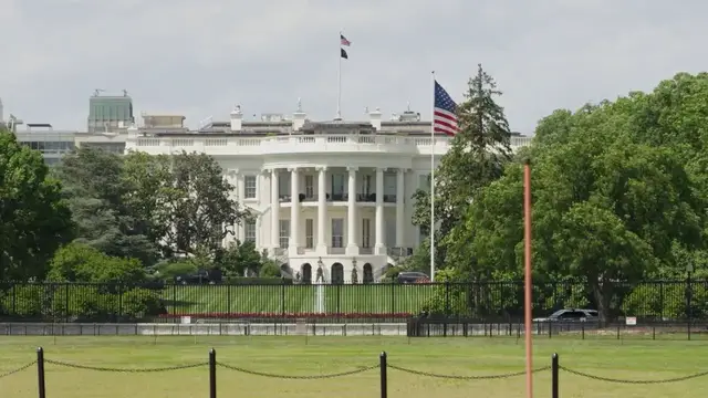 Video thumbnail for D.C.: Trump says future maritime damages will be paid by U.S.-controlled Iranian assets.