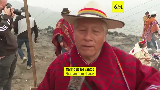 'Video thumbnail for Shamans perform peace ritual as diplomatic row between Peru and Colombia heats up'