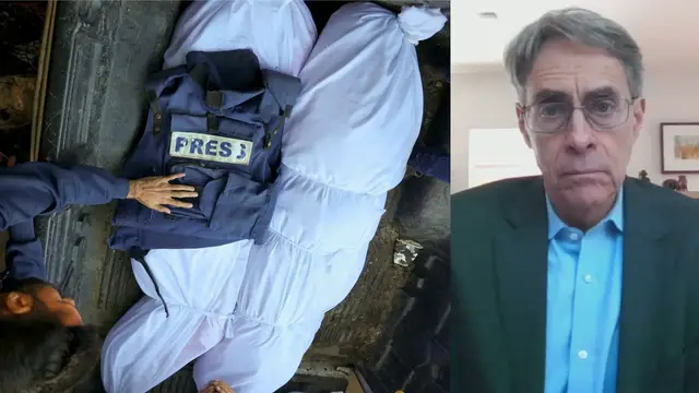'Video thumbnail for Israel’s killing of Gaza journalists is a plan to silence and expel Palestinians: Analysis'