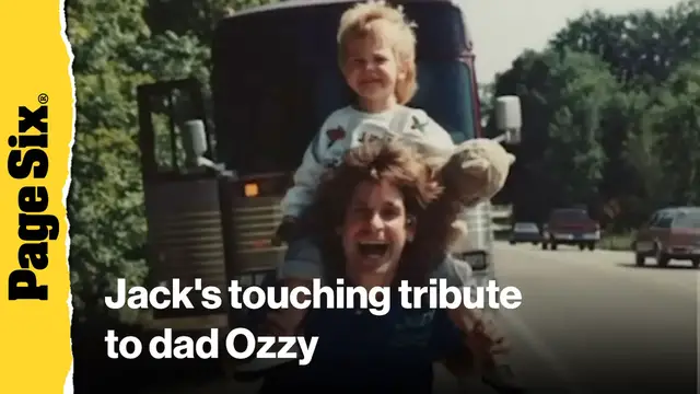'Video thumbnail for Jack Osbourne mourns dad Ozzy with touching tribute of never-before-seen photos'