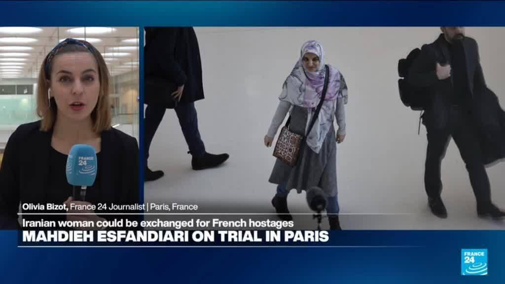 Video thumbnail for Mahdieh Esfandiari on trial in Paris: French court due to hand down verdict