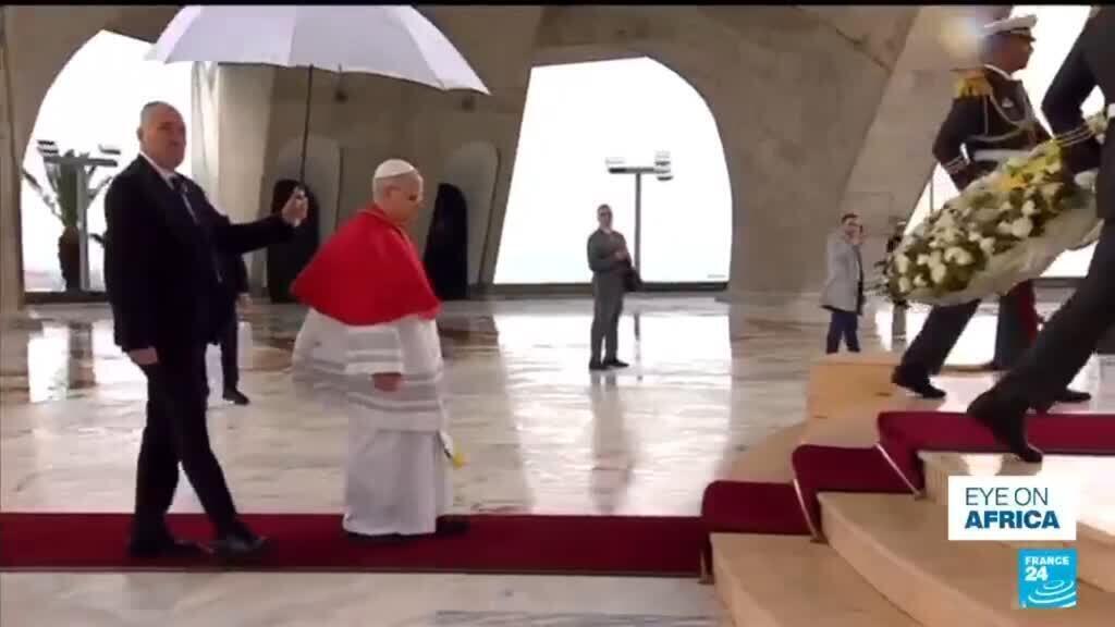 Video thumbnail for Pope makes first papal visit to Algeria