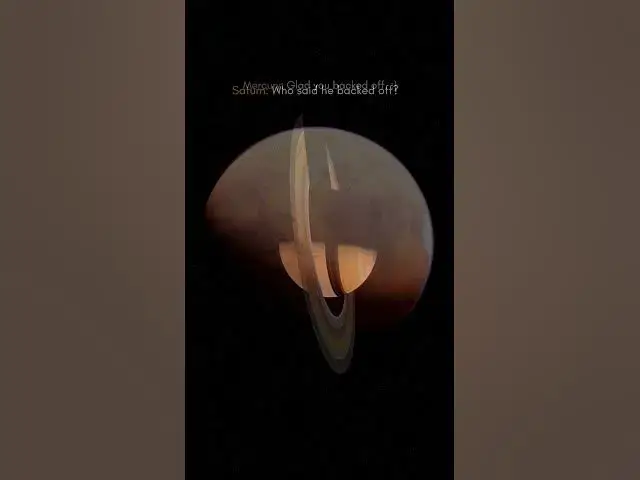 'Video thumbnail for That's how he does that. 🪐💛 #space #viralvideo #planet #fyp #reels #astronomy'