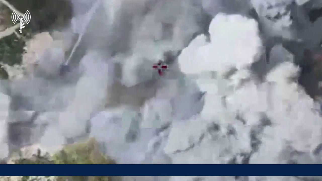 Video thumbnail for IDF attacks Hezbollah stronghold of Bint Jbeil in southern Lebanon