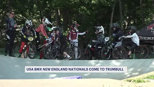 Video thumbnail for 'Gathering of everyone.' USA BMX New England Nationals come to Trumbull this weekend