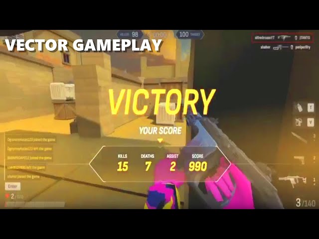 Video thumbnail for vector ffa cryzen gameplay