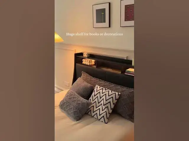 Video thumbnail for Twin Full Queen Bed Frame with LED Lighting - Upgrade Your Bedroom!