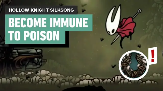 'Video thumbnail for Hollow Knight Silksong: How to Negate Poison - Wreath of Purity Location'