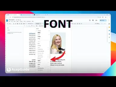 'Video thumbnail for How to Find, Add, and Remove Fonts in Google Docs'
