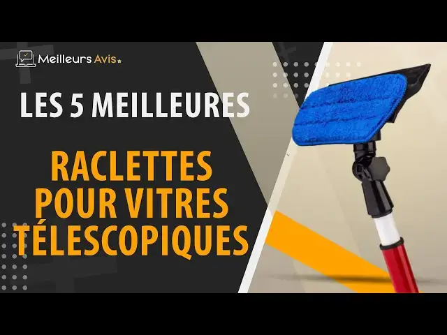 Video thumbnail for ⭐️ MEILLEURE RACLETTE POUR VITRES TÉLESCOPIQUE - Comparatif 2024