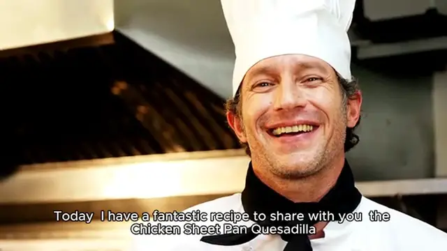 Video thumbnail for Chicken Sheet Pan Quesadilla